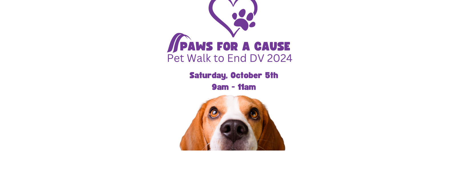 Paws for a Cause: Pet Walk to End DV